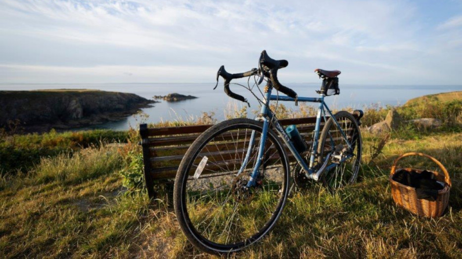 Bike-on-coastal-path